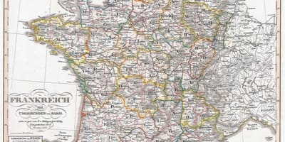 Historická mapa Francie